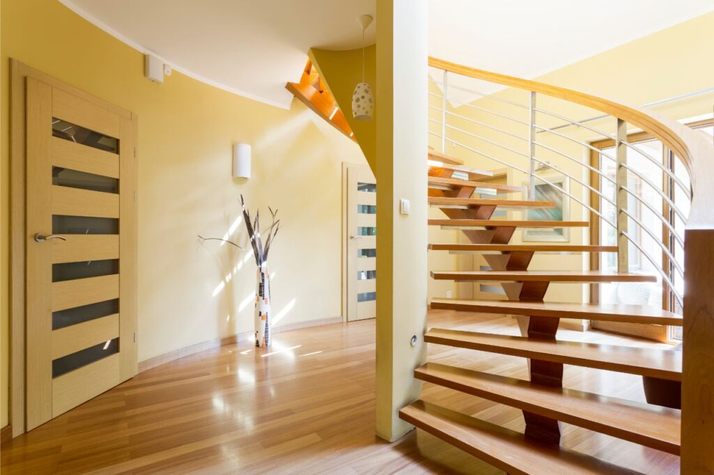 Parquet en escaleras