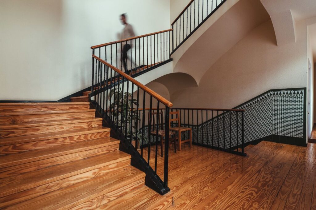 Parquet en escaleras